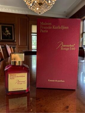 Maison Francis Kurkdjian Baccarat Rouge 540 Extrait de Parfum Cologne Receipt